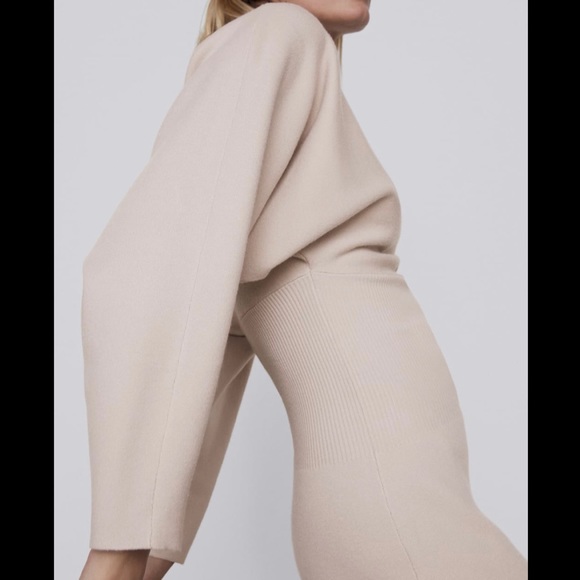 Zara Knit Mini Dress Size S - Picture 6 of 9